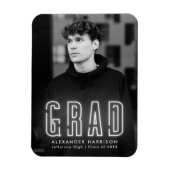 Moderner Abschluss für vertikales Foto in der Neon Magnet (Vertikal)