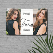 Moderner Abschluss Herzlichen Glückwunsch Foto Banner