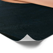 Moderner Abschluss Herzlichen Glückwunsch Foto Poster (Ecke)