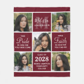 Moderner Abschluss Inspiration 5 FotoCollage Fleecedecke (Vorderseite)