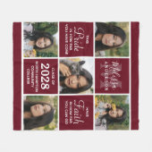 Moderner Abschluss Inspiration 5 FotoCollage Fleecedecke (Vorderseite (Horizontal))