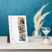 Moderner Abschluss Keepake Foto Collage Plaque Fotoplatte (Seite)