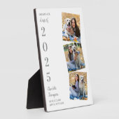 Moderner Abschluss Keepake Foto Collage Plaque Fotoplatte (Seite)