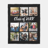 Moderner Abschluss Keepake Geschenk Neun Foto Coll Fleecedecke (Vorderseite)