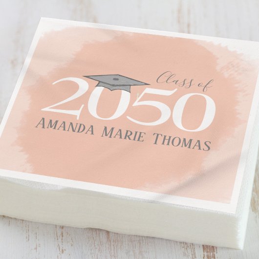 Moderner Abschluss Minimalistisch Mortarboard Oran Serviette