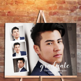 Moderner Abschluss mit 4 Fotos Acrylschild