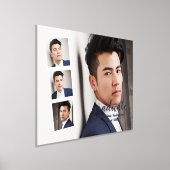 Moderner Abschluss mit 4 Fotos Foliendrucke (Ablage )