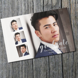 Moderner Abschluss mit 4 Fotos Gästebuch