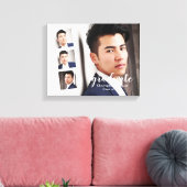 Moderner Abschluss mit 4 Fotos Leinwanddruck (Insitu (Wohnzimmer))