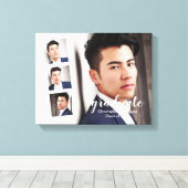 Moderner Abschluss mit 4 Fotos Leinwanddruck (Insitu (Holzboden))