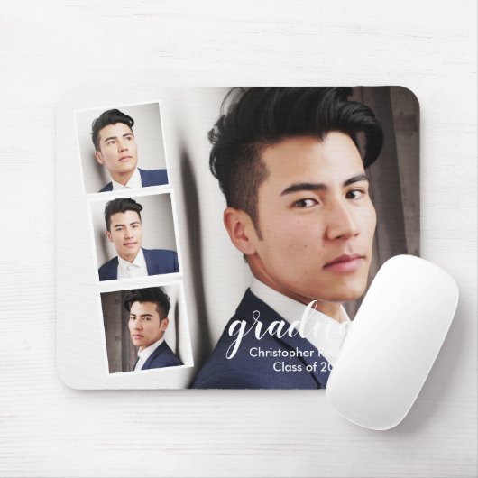 Moderner Abschluss mit 4 Fotos Mousepad (Mit Mouse)