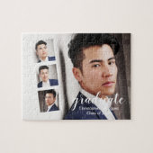 Moderner Abschluss mit 4 Fotos Puzzle (Horizontal)