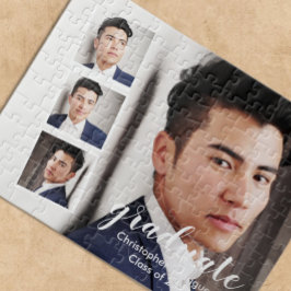 Moderner Abschluss mit 4 Fotos Puzzle