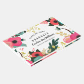 Moderner Abschluss mit Blumenwasser Gästebuch (Ecke)