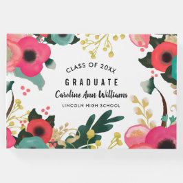 Moderner Abschluss mit Blumenwasser Gästebuch