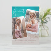 Moderner Abschluss mit mehreren Fotos (Stehend Vorderseite)