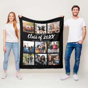 Moderner Abschluss Neun Instagram FotoCollage Fleecedecke