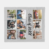 Moderner Abschluss Neun Instagram FotoCollage Fleecedecke (Vorderseite (Horizontal))