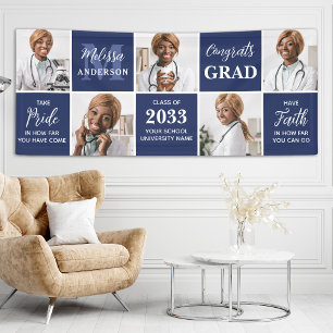 Moderner Abschluss Personalisiert Graduate 5 Foto Banner