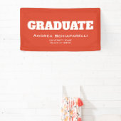 Moderner Abschluss Rot und Weiß Innenbereich Banner (InSitu)