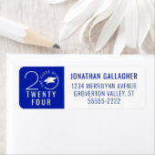 Moderner Abschluss Royal Blue Class Jahr (Insitu)