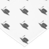 Moderner Abschluss Schwarz-weiß Tassel Cap Tischdecke (Schrägansicht)