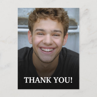 Moderner Abschluss Vielen Dank Foto Postkarte