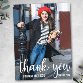 Moderner Abschluss Vielen Dank, Graduate Foto Postkarte