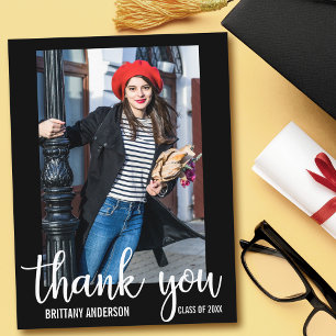 Moderner Abschluss Vielen Dank, Graduate Foto WB Postkarte