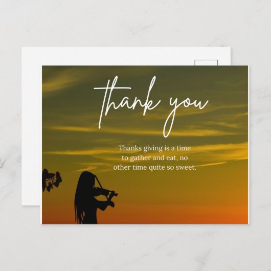 Moderner Abschluss Vielen Dank Herzkarte Postkarte (Vorne/Hinten)