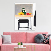 Moderner Abstact-Tisch und Stuhl mit Stillleben Leinwanddruck (Insitu (Wohnzimmer))