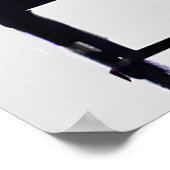 Moderner Abstact-Tisch und Stuhl mit Stillleben Poster (Ecke)