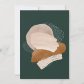 Moderner abstrakter 1 Foto Weihnachtsurlaub Ankündigung (Rückseite)