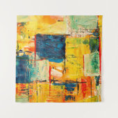 Moderner Abstrakter Ausdruck Wandteppich (Vorderseite)