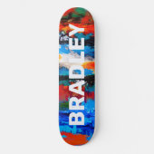 Moderner Abstrakter, benutzerdefinierter Personali Skateboard (Vorderseite)