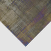 Moderner Abstrakter Blaubrauner Gelbgrunge Seidenpapier (Ausschnitt)