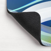 Moderner abstrakter blaues mousepad (Ecke)