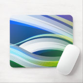 Moderner abstrakter blaues mousepad (Mit Mouse)