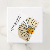Moderner Abstrakter Daisy Honey Apiary Hang Tag Geschenkanhänger (Beispiel)