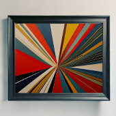 Moderner abstrakter Designfuturismus 4:5 Poster