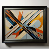 Moderner abstrakter Designfuturismus 4:5 Poster