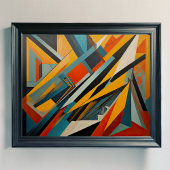 Moderner abstrakter Designfuturismus 4:5 Poster