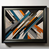 Moderner abstrakter Designfuturismus 4:5 Poster