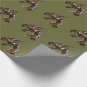 Moderner Abstrakter Drache Geschenkpapier (Ecke)