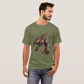 Moderner Abstrakter Drache T-Shirt (Vorne ganz)