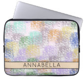 Moderner Abstrakter Druck Laptopschutzhülle (Vorderseite)