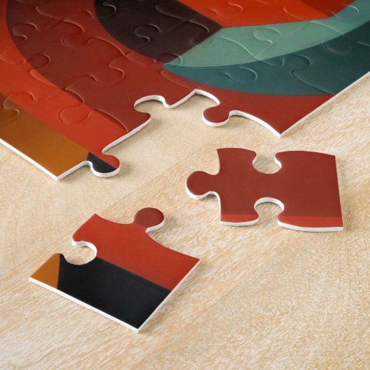 Moderner abstrakter Entwurf Kubismus Surrealismus Puzzle (Seite)