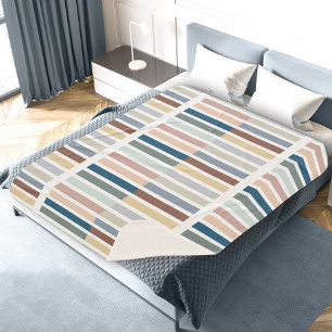 Moderner Abstrakter Farbblock Erdboden Sherpadecke