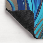 Moderner Abstrakter Flow Art- Mousepad (Ecke)