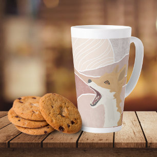 Moderner abstrakter Fuchs & Die Hügel Milchtasse